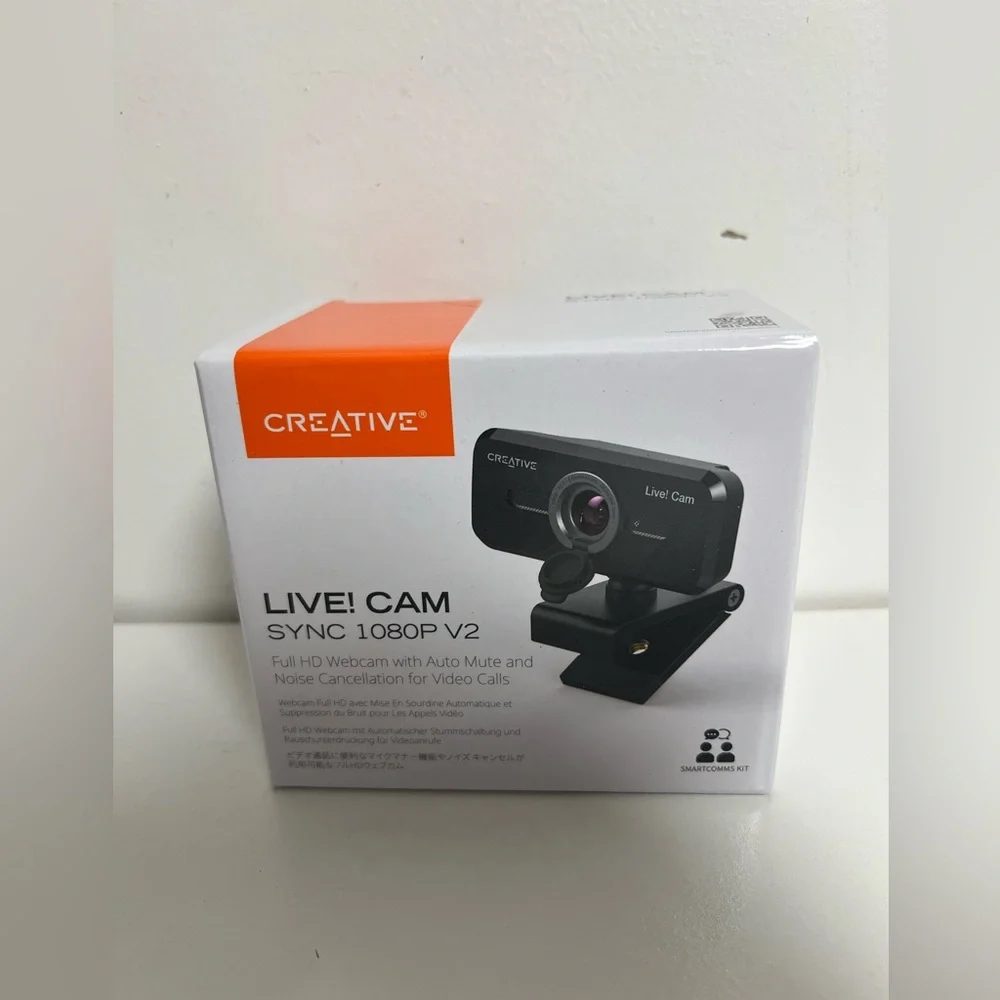 Creative Live! Cam Sync 1080p V2 Webcam - 30 fps - Dual Mic - Black - USB 2.0